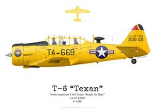 Print North American T-6G