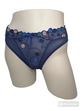 EMPREINTE - SLIP COLORIS BLEU PAON REF 03137 TAILLE FR40 DE/EUR38