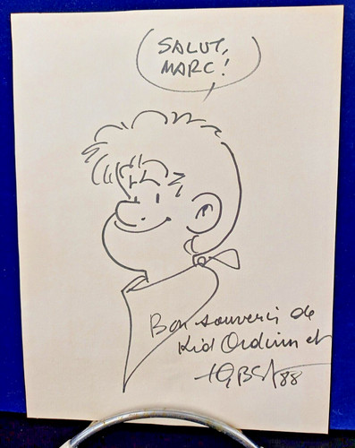 Dessin original dédicacé - dessin,