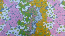 ANCIEN TISSU VINTAGE FRENCH