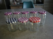 LOT 8 POTS A CONFITURES  "BONNE MAMAN"