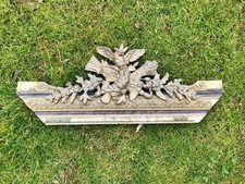 Fronton miroir ancien en - fronton,