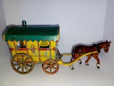 CARAVANE ROULOTTE GIPSY GITAN SOLDAT CONDUCTEUR  MORESTONE NO QUIRALU JOUET 1960