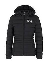 Doudoune Femme EA7 Emporio Armani Full Zip Logo 8NTB23 TNF8Z 1200 Noir
