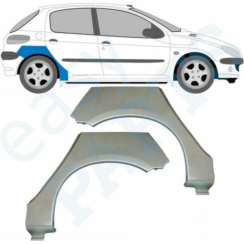 Peugeot 206 1998 - 1998-2009, 5x
