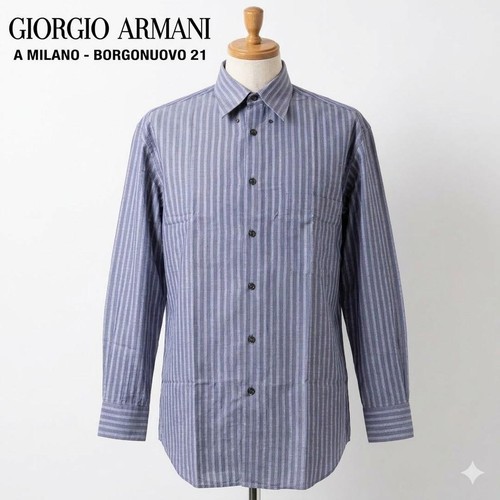 Chemise rayée giorgio armani - rayée,