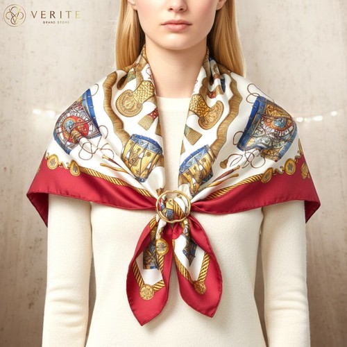 Rare vintage foulard soie - rare, en
