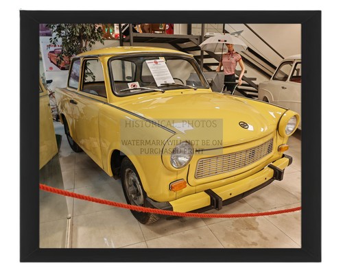 Yellow trabi classic car - yellow, malta