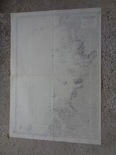 Carte marine des îles - marine, /