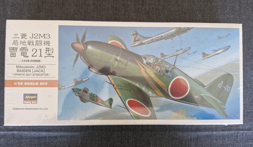 Hasegawa j2m3 raiden jack 72 - jack, 1/72