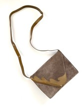 Sac à main en cuir suédé et