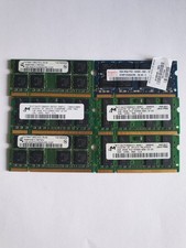 Lot de 6 Mémoires DDR2 Sodim