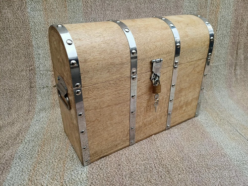 Coffre trésor avec serrure - au,