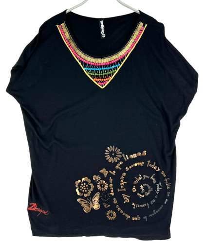 Desigual robe col rond manches - robe,