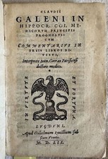 Claudii Galeni Commentarius