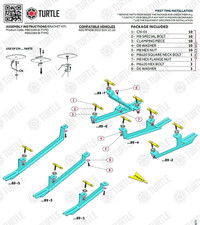 Kit fixations de marche-pieds
