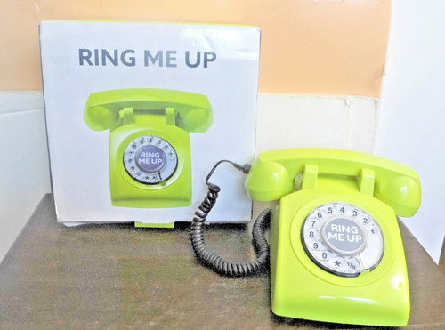 Téléphone cadran rond - téléphone, à