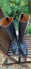 Bottes en Cuir Noir D'équitation ou Cavalerie