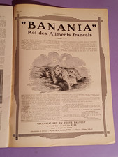 Banania NO Boite 1ère PUBLICITE 1915 POILU tranchée 14-18 WW1 cacao no tôle