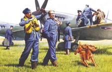 Raf Pilots Et au Sol Personnel (1939-1945) (7 Figurines) 1:48 Plastic Model Kit