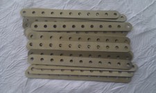 Meccano – 20 bandes 11 trous dorées