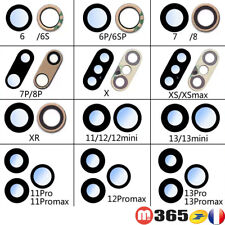 Lentille verre camera verre arriere pour iphone 6s 6 7 8 X XR 11 12 13 14 15 ...