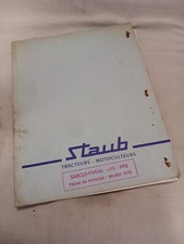 nomenclature pièces détachées sarclo-fraise PP5 / PP6 STAUB modèle 1970