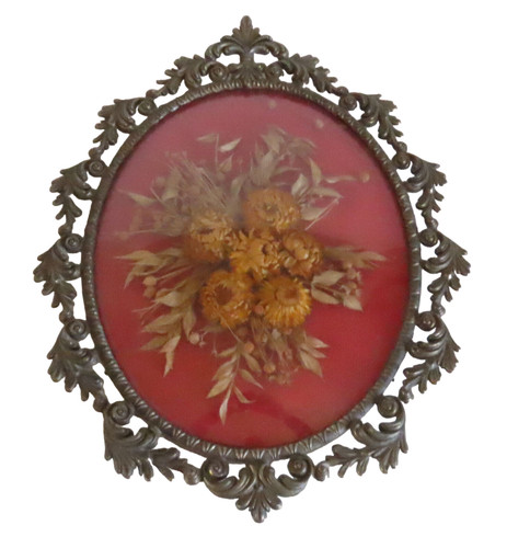 Cadre verre bombe laiton - cadre,