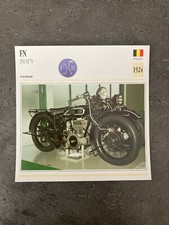 CARTE FICHE MOTO collection