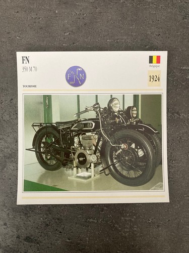 Carte fiche moto - fiche, collection