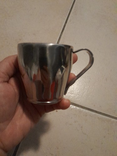 Tasse cafe inox attention - inox,