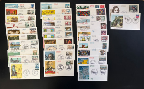 Fdc lot enveloppes 1er - lot,