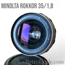 ?Minolta W Rokkor 35mm F/1.8?[to use on Canon / Nikon / Sony]