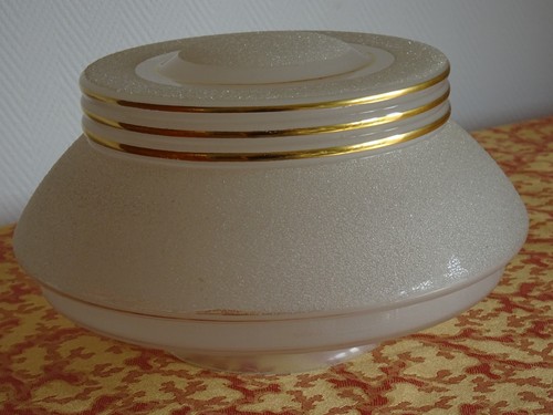 Globe art deco verre - globe,