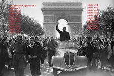 ww2 Photo Doriot PPF RNP Milice Police Vichy Pétain GMR Gendarmerie All casque 