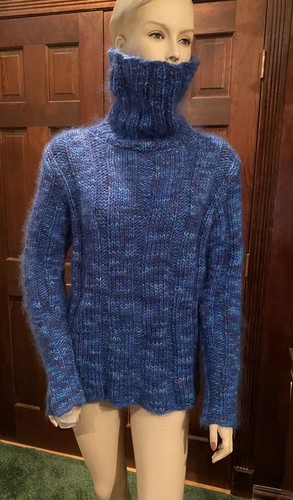 Handkitted thick mohair silk - handkitted,