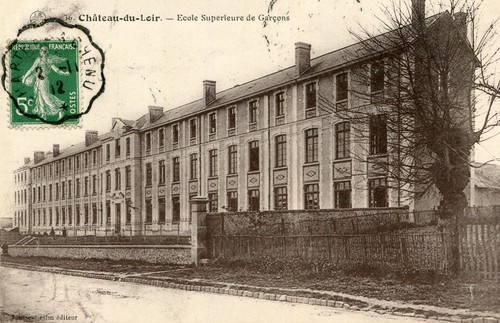 Carte montval sur loir - carte, ecole