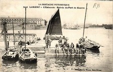 Cpa lorient estacade - lorient, l'estacade