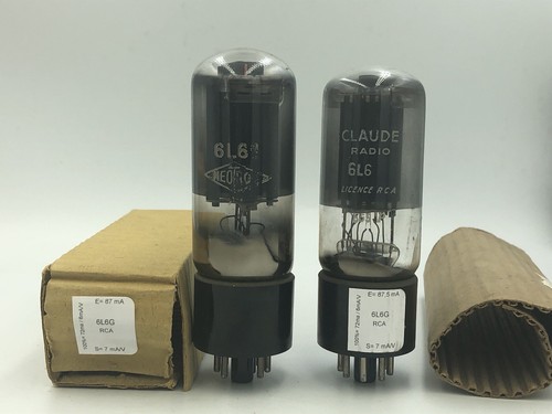 6l6g 6l6 rca matched pair - matched,