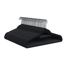 Cintres en Velours Noir Lot de