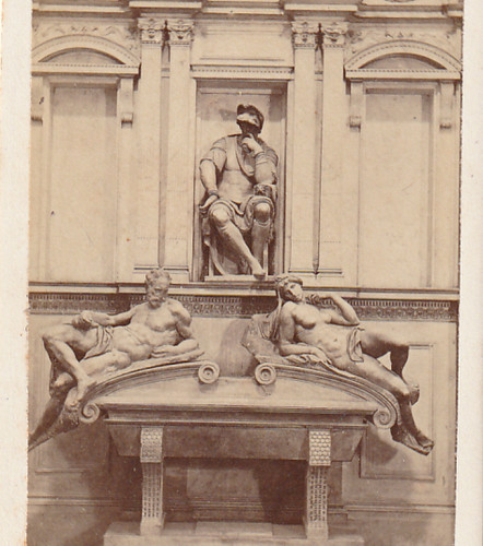 Photo cdv michel ange - michel, aurore