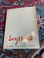 SEYSSAUD Catalogue Exposition Musée Galliéra 1956 État Moyen - Rare !