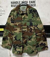 GENUINE US ARMY WOODLAND SHIRT COAT RIPSTOP COTTON SUPER EX !!!! LARGE X-LONG