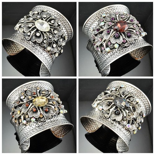 Antique silver tone metal - ,