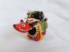 Akabeko Aizu Objet d'Art Populaire Japonais