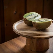 Présentoir à Gâteau en Bois – Socle Rustique pour Desserts, idéal pour Mariage