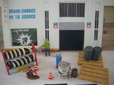 fond de garage en resine porte