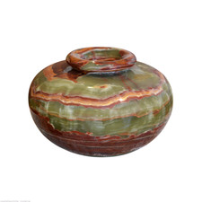Vase En Onyx Vert Marbre