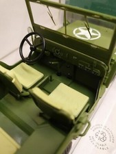 JEEP Willys - U.S. Army - (solido) 1:18(lots de Quatres) avec une rare