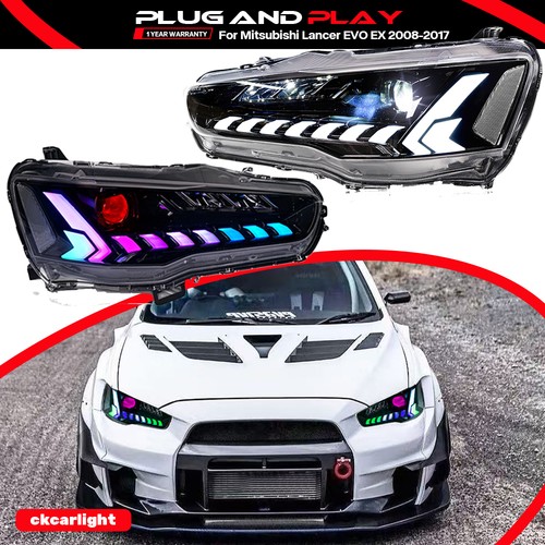 1set rgb led headlight for - led,